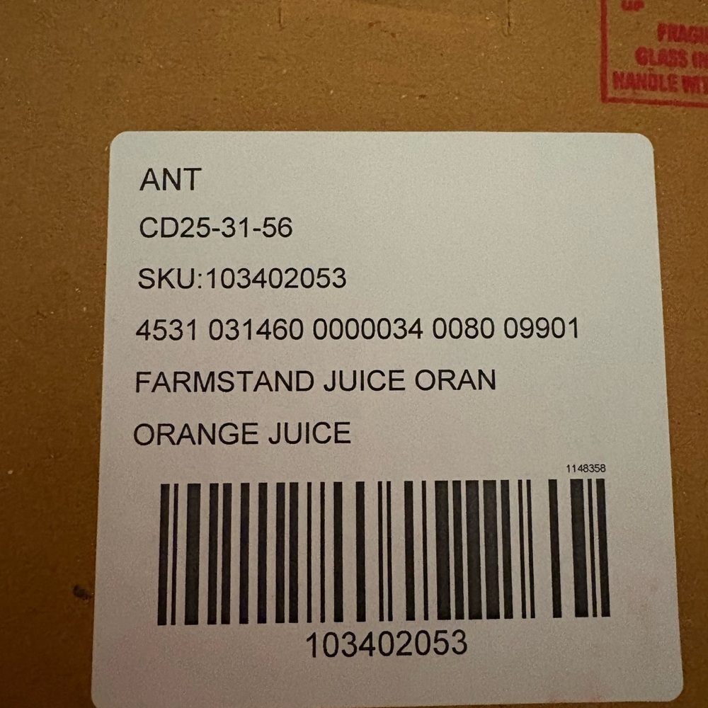 Anthropologie Farmstand
Juice Glass - Oranges NIB - Picture 6 of 6